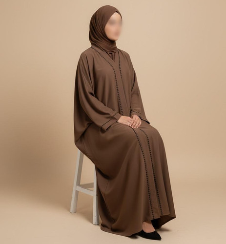 Modest batwing abaya with - modest,