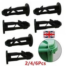 2/6X Bins Wheelie Bin Lid Hinge Pins Fixing Plastic Hinge Pins Plastic Plug Link