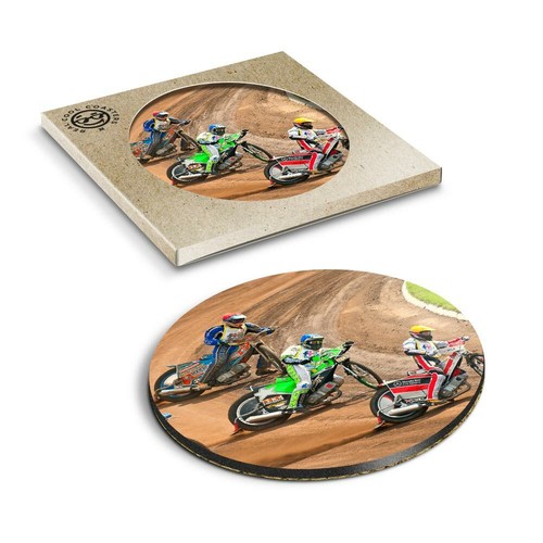 Boxed round coasters - boxed,