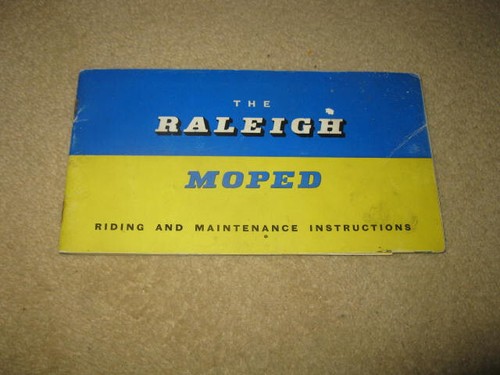 Raleigh moped riding and - riding,