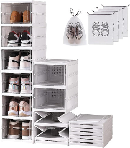 Shoe storage box 6pcs - storage,