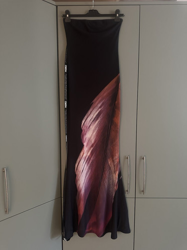 Murci maxi long - skirt, feather