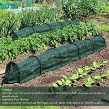  Portable Greenhouse Tunnel Plant Protection Cover Quick Release Frame Kit