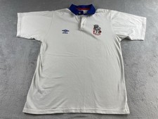 Vintage England Rugby polo Shirt Men’s Large National Team 1991 World Cup Umbro