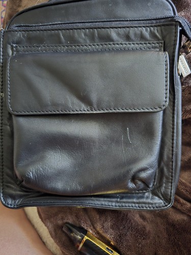 Black leather visconti - black,