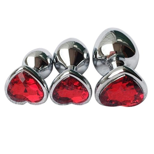 3pcs anal butt plug kit - 3pcs,