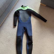 O'Neill Youth Epic Wetsuit 4/3mm Navy / Black / Dayglo, Age 12