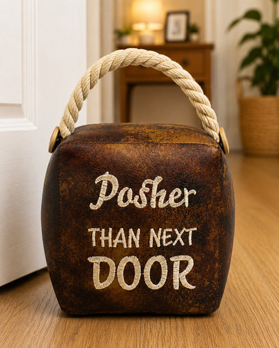 Heavy door stop posher - door,
