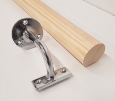 Pine 54mm mopstick - , round
