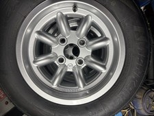 Set of 4 speedline minilite 7x13 ET0 GRP4 wheels and new tyres 205 60 13 Nankang