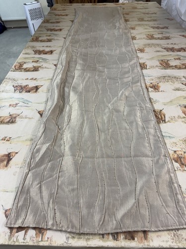 Beige bed runner 216cm - beige, 50cm