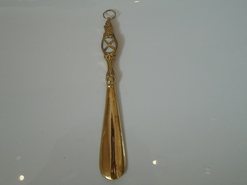 Shoe horn brass mother of - mother,