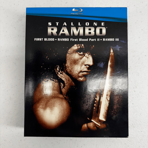 Rambo trilogy blu ray - rambo,