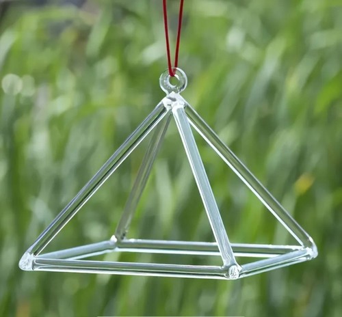 Inch crystal pyramid wind - inch,