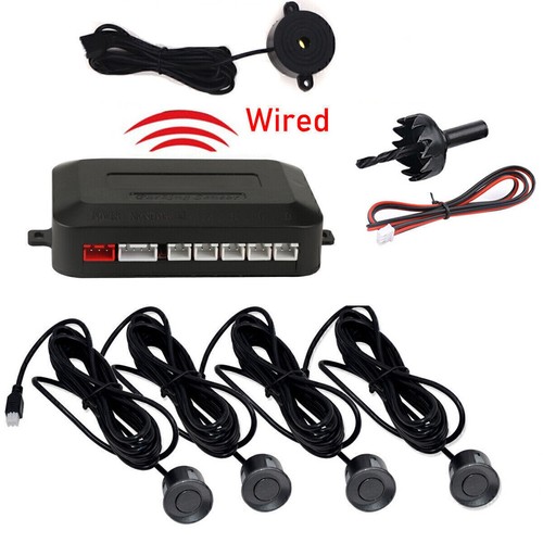 4pcs black parking - parking, car