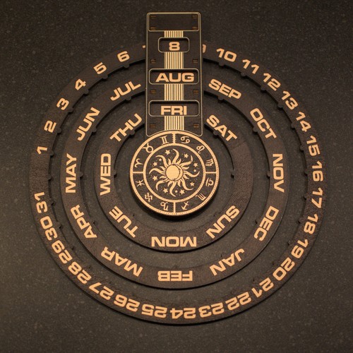 Large engraved wooden - large,