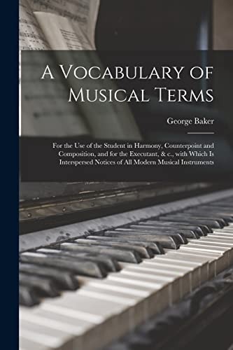 Vocabulary musical terms - of,