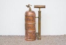 old vintage French copper vine sprayer, MURATORI PARIS GARDEN, plant sprayer