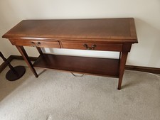 Mahogany Console Table