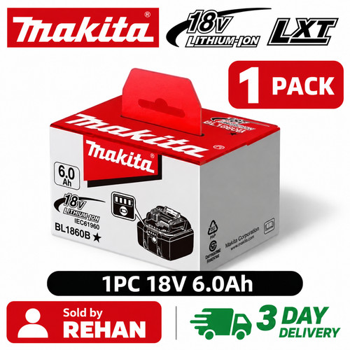 Genuine makita 6ah - 18v, power