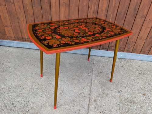 50s vintage kidney table - kidney,
