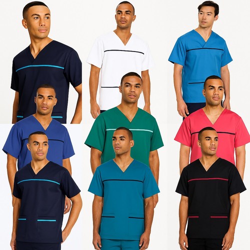 Nurses scrub top - tunic, v-neck