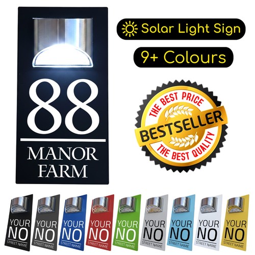 House number plaques - house,