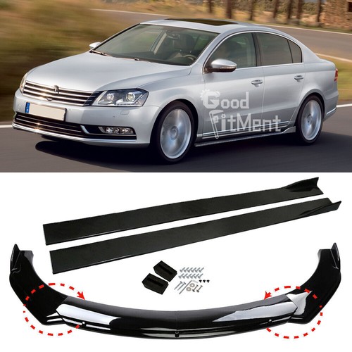Glossy front bumper lip - front,
