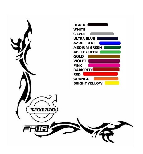 Volvo truck window stickers - , x