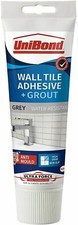 UniBond Kitchen Bathroom Triple Protect Anti-Mould Wall Tile Grout Tube - Grey