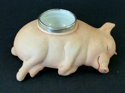 Rare pig condiment holder - pig,