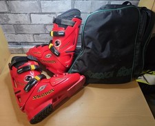 Retro Salomon Integral Equipe 9.0 Red Ski Boots 330-335mm Size L=311mm Vintage