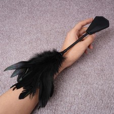 Feather Paddle Ticklers Whip