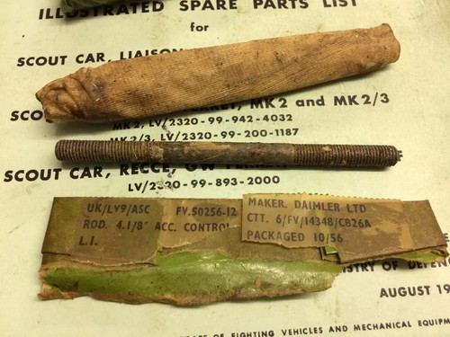 Daimler ferret control rod - daimler,