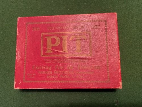 Vintage pit card - pit,