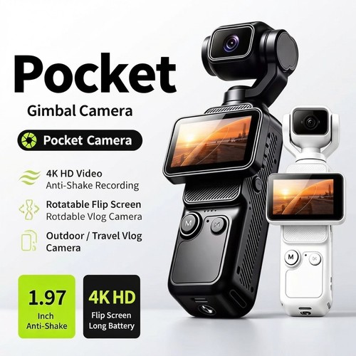 Pocket action camera vlog - pocket,