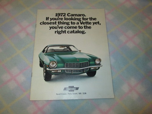 1972 chevrolet camaro - 1972,