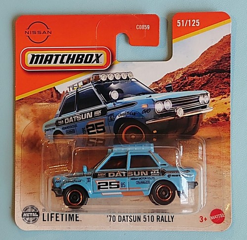 Matchbox datsun 510 rally - matchbox,