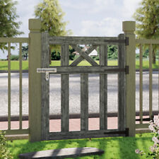 Pressure-Treated Wooden Garden Gate Outdoor Entrance Pedestrian Gate Farm Fence