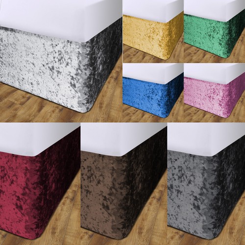 Bed valance elasticated divan - bed,