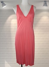 Vintage Salmon Pink Nylon Full Slip - UK 10