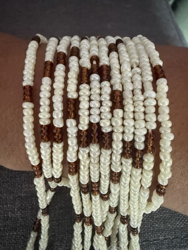 Piecesafrican waist beads - waist,