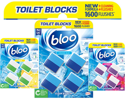 Toilet cleaner blocks bloo - toilet,