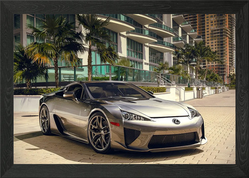 Lexus lfa supercar framed wall - lexus,