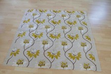 Sanderson Harlequin Eloise Marigold Embroidered Fabric Remnant W 128 x 135 cm