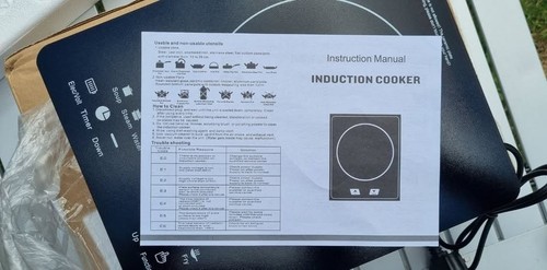 Portable single induction hob - portable,