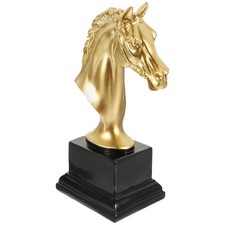  Horse Bust Figurine Animal Trophy Ornament Statue Modern Head Sculptures