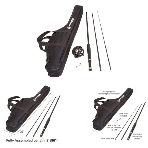 Fly fishing rod and reel - rod,