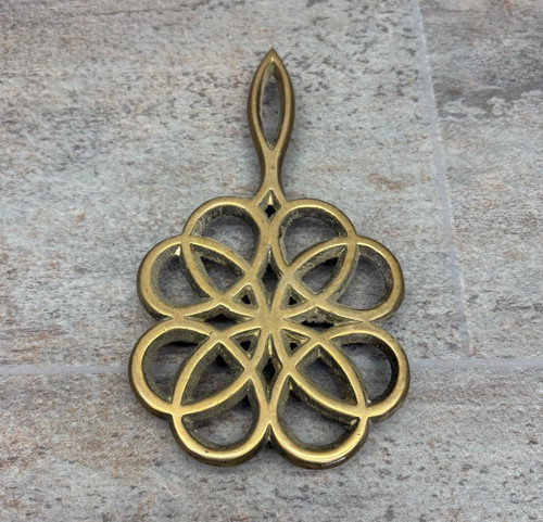 Brass trivet stand vintage - stand,