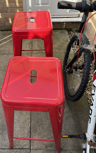 Set red metal - red,